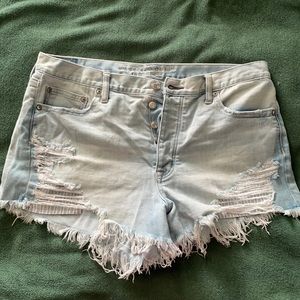 American Eagle hi-rise vintage festival shorts